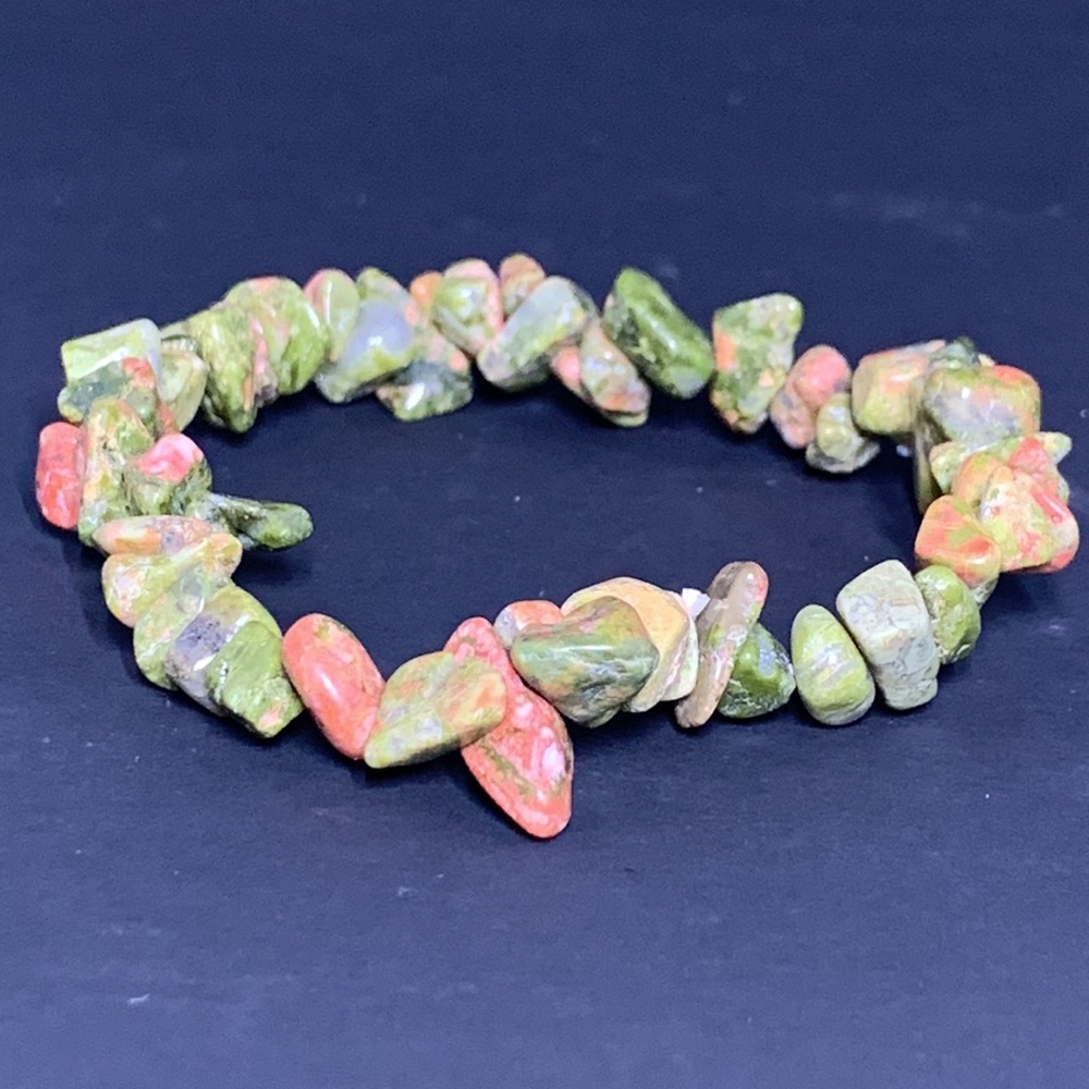 Unakite Stretch‎ Bracelet